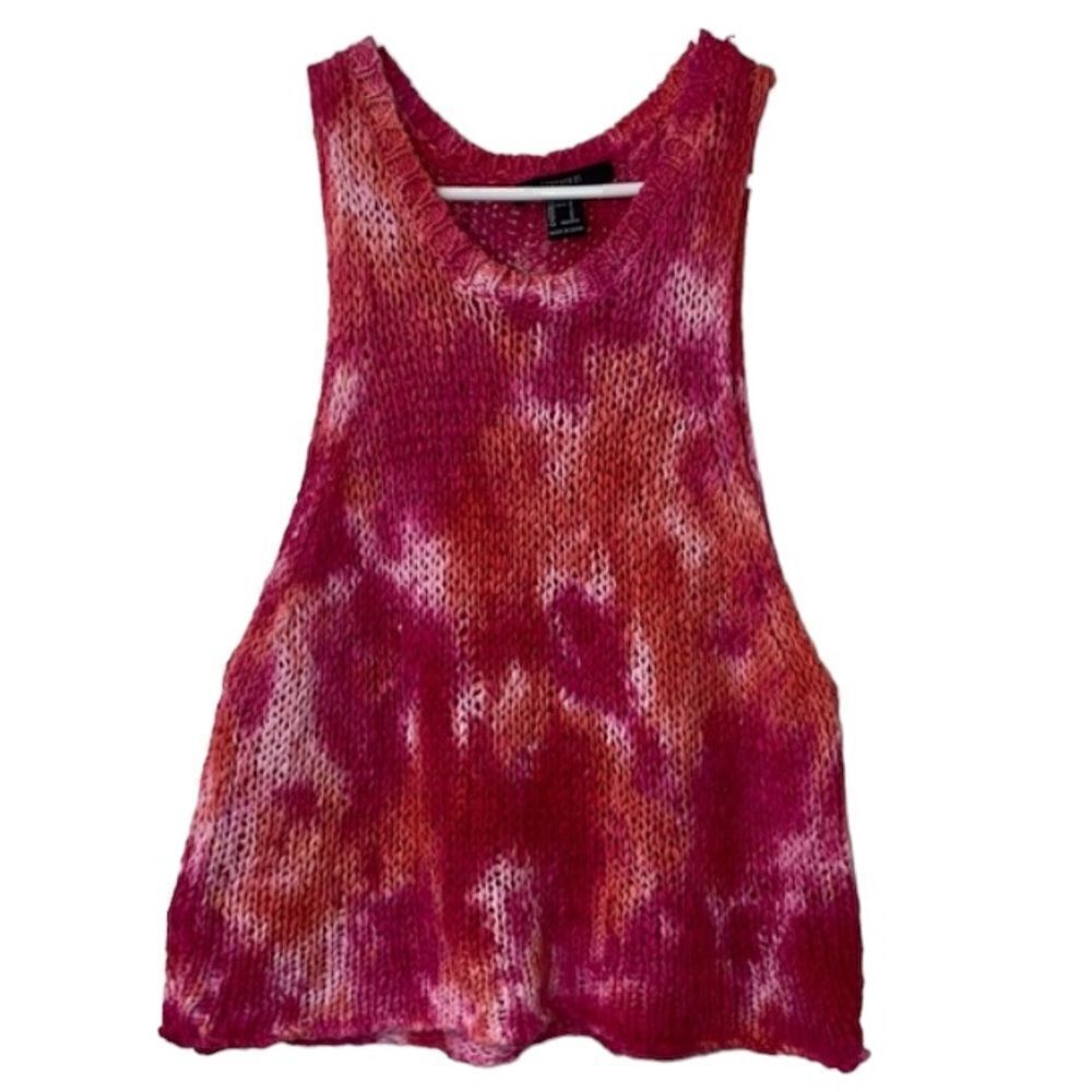F21 Tye Dye Tank Knitted Top(Size Small)